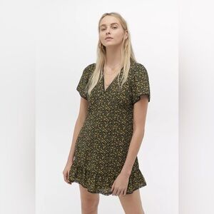 Urban Outfitters Newport V-Neck Mini Dress XS